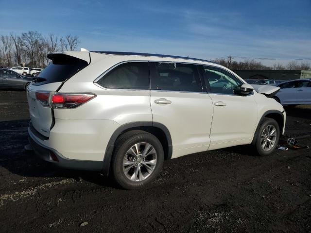5TDJKRFH3FS186249 - 2015 TOYOTA HIGHLANDER XLE WHITE photo 3