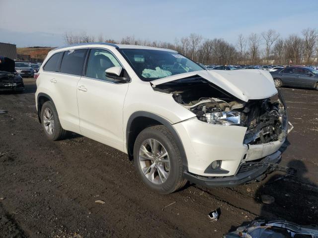 5TDJKRFH3FS186249 - 2015 TOYOTA HIGHLANDER XLE WHITE photo 4