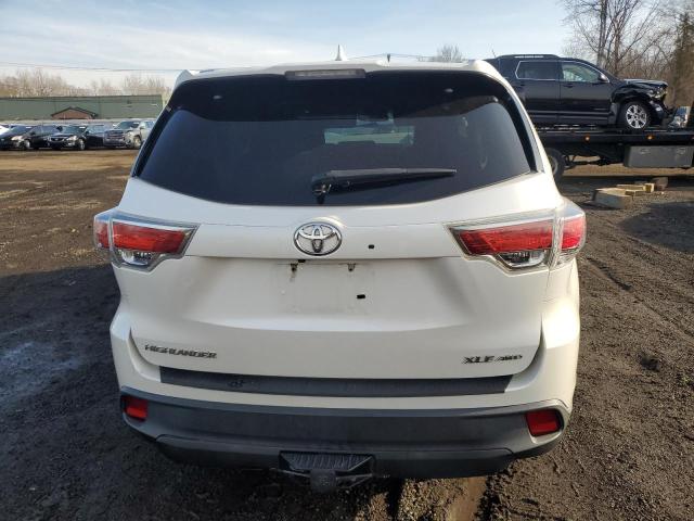 5TDJKRFH3FS186249 - 2015 TOYOTA HIGHLANDER XLE WHITE photo 6