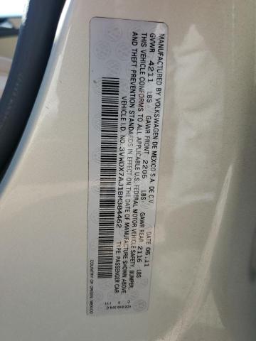 3VWDX7AJ1BM384462 - 2011 VOLKSWAGEN JETTA SE Gümüş foto 12