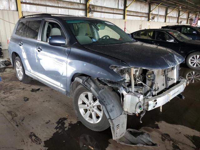 5TDBK3EH5BS059712 - 2011 TOYOTA HIGHLANDER BASE Bleu photo 4