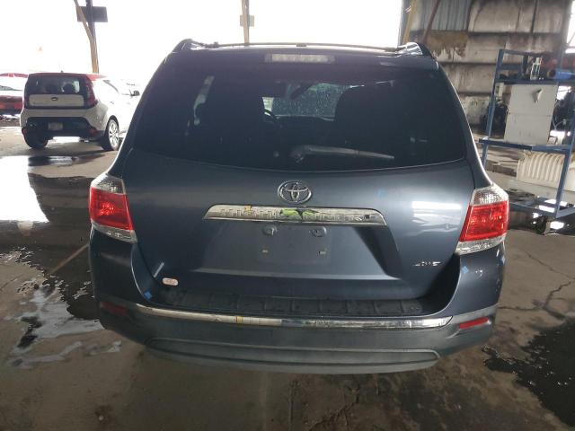 5TDBK3EH5BS059712 - 2011 TOYOTA HIGHLANDER BASE Bleu photo 6