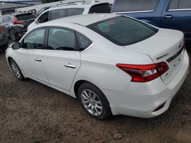 3N1AB7AP7GY271630 - 2016 NISSAN SENTRA S WHITE photo 2