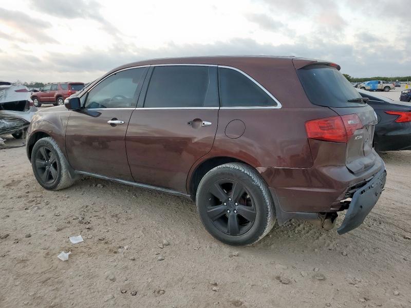 2HNYD2H68BH541625 - 2011 ACURA MDX TECHNOLOGY Bordeaux photo 2
