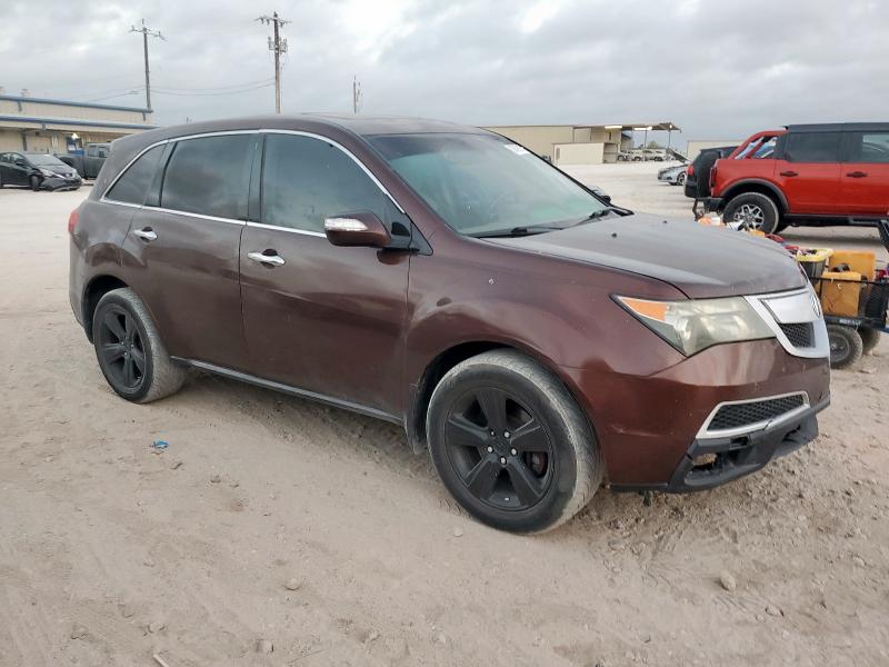 2HNYD2H68BH541625 - 2011 ACURA MDX TECHNOLOGY Bordeaux photo 4