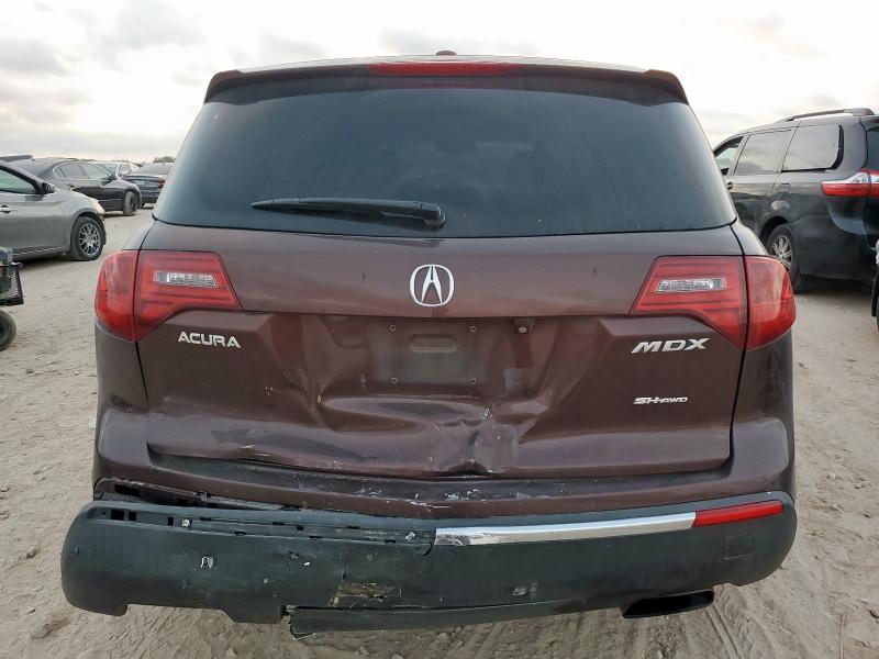 2HNYD2H68BH541625 - 2011 ACURA MDX TECHNOLOGY Bordeaux photo 6