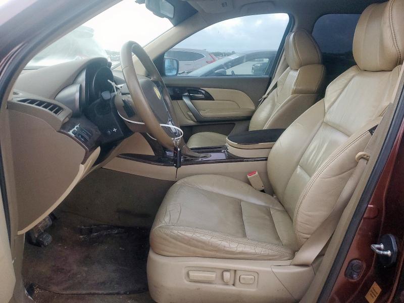 2HNYD2H68BH541625 - 2011 ACURA MDX TECHNOLOGY Bordeaux photo 7