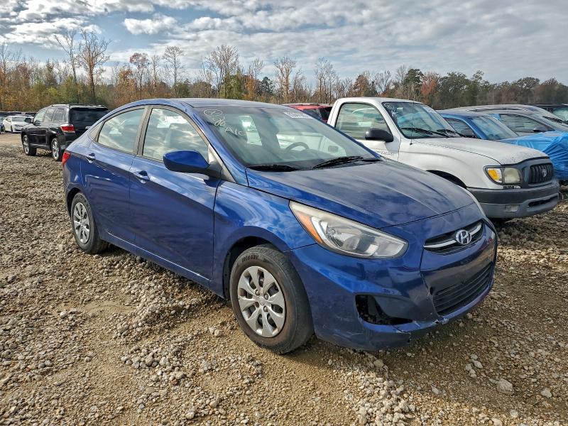 KMHCT4AE6HU168182 - 2017 HYUNDAI ACCENT SE Blau Foto 4