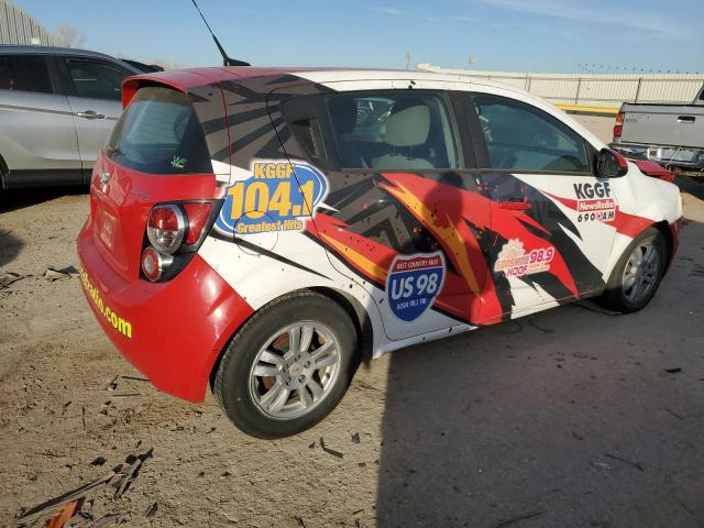 1G1JA6SH5C4135083 - 2012 CHEVROLET SONIC LS RED photo 3