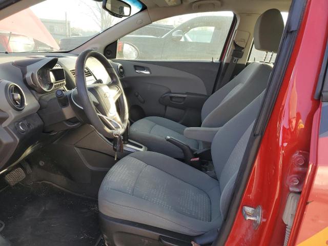 1G1JA6SH5C4135083 - 2012 CHEVROLET SONIC LS RED photo 7