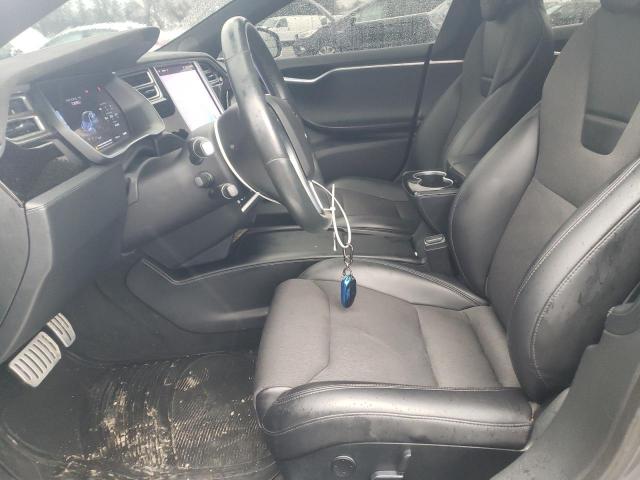 5YJSA1E46HF188687 - 2017 TESLA MODEL S GRAY photo 7