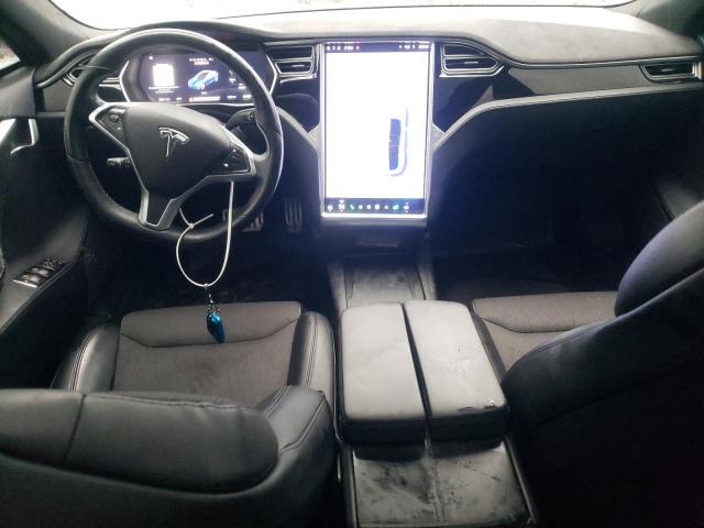 5YJSA1E46HF188687 - 2017 TESLA MODEL S GRAY photo 8