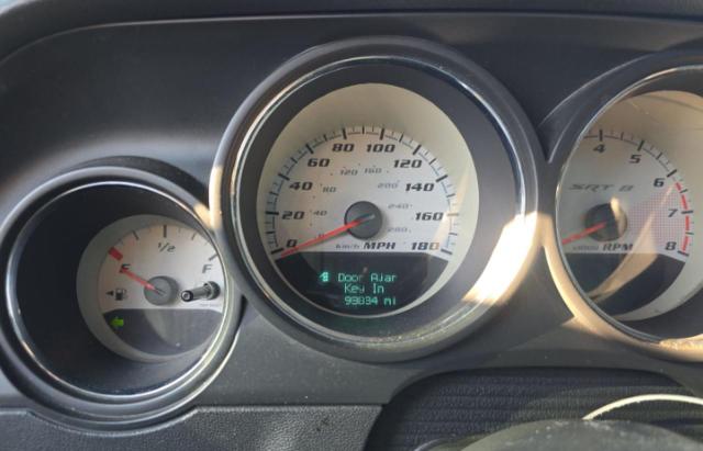 2B3LJ74WX9H527099 - 2009 DODGE CHALLENGER SRT-8 GRAY photo 8