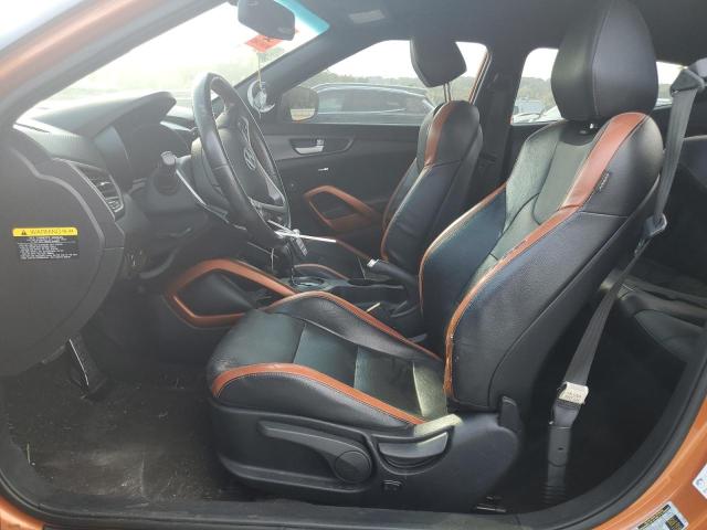 KMHTC6AE1GU258303 - 2016 HYUNDAI VELOSTER TURBO Turuncu fotoğraf 7