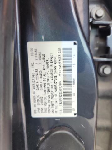 19UUA66267A003906 - 2007 ACURA TL 蓝色 照片 12