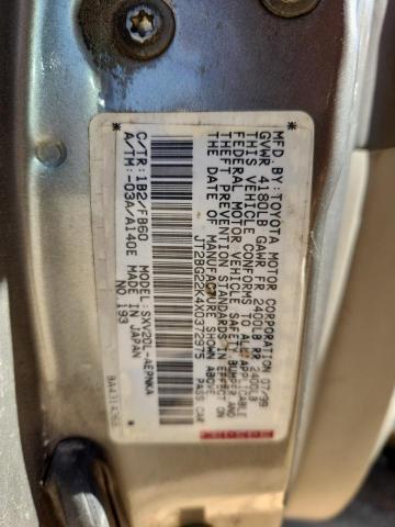 JT2BG22K4X0372975 - 1999 TOYOTA CAMRY LE GRAY photo 12