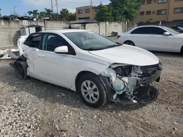 2T1BURHE8FC346345 - 2015 TOYOTA COROLLA L თეთრი ფოტო 4