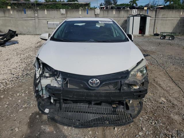 2T1BURHE8FC346345 - 2015 TOYOTA COROLLA L თეთრი ფოტო 5