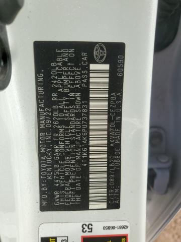 4T1K61AK6PU737831 - 2023 TOYOTA CAMRY XSE WHITE photo 12