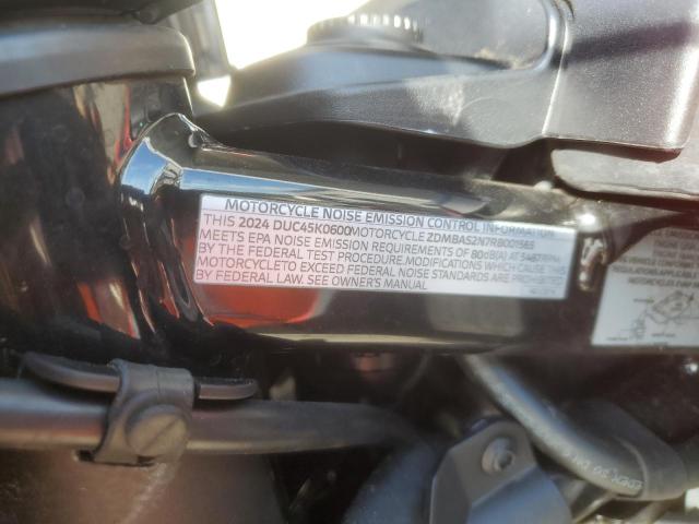 ZDMBAS2N7RB001565 - 2024 DUCATI HYPERMOTAR Rot Foto 10