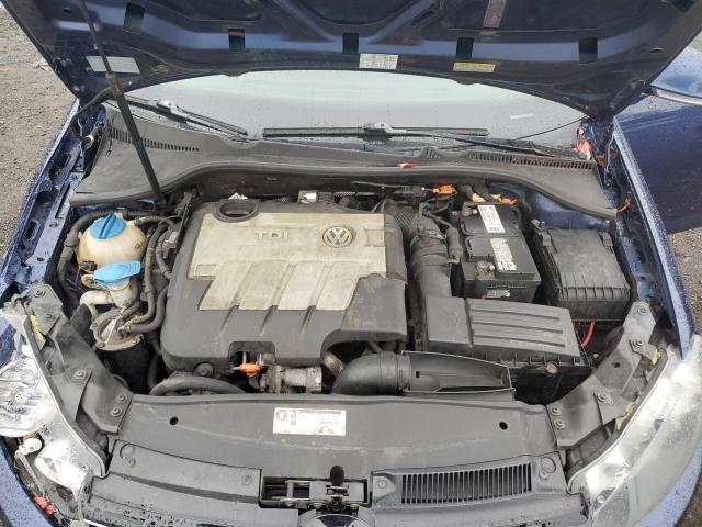 3VWPL7AJ7CM714194 - 2012 VOLKSWAGEN JETTA TDI BLUE photo 11