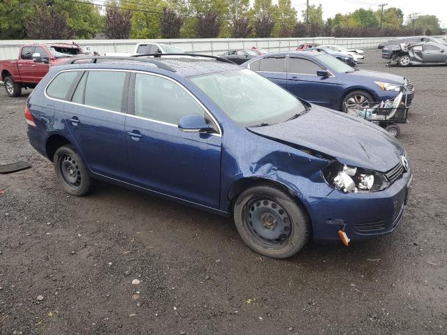 3VWPL7AJ7CM714194 - 2012 VOLKSWAGEN JETTA TDI BLUE photo 4