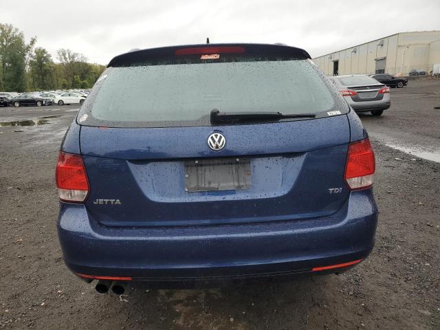 3VWPL7AJ7CM714194 - 2012 VOLKSWAGEN JETTA TDI BLUE photo 6