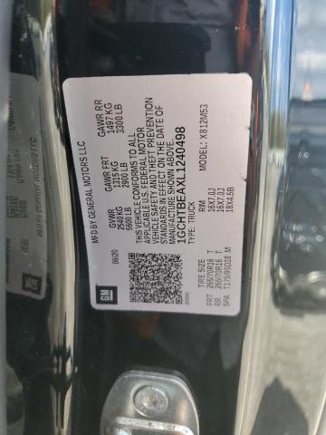 1GCHTBEAXL1240498 - 2020 CHEVROLET COLORADO Schwarz Foto 12