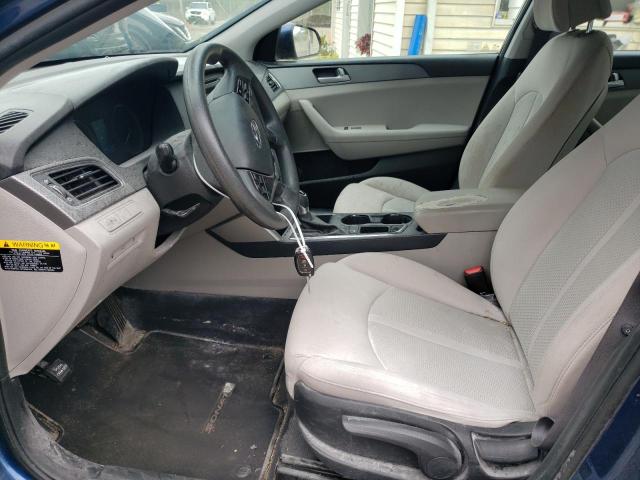 5NPE24AF8HH515840 - 2017 HYUNDAI SONATA SE 蓝色 照片 7