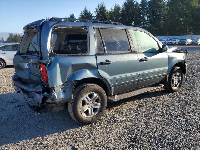 2HKYF185X5H571870 - 2005 HONDA PILOT EXL GRAY photo 3