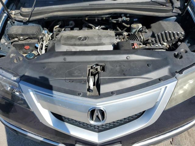 2HNYD2H47BH523437 - 2011 ACURA MDX TECHNOLOGY Կապույտ լուսանկար 12