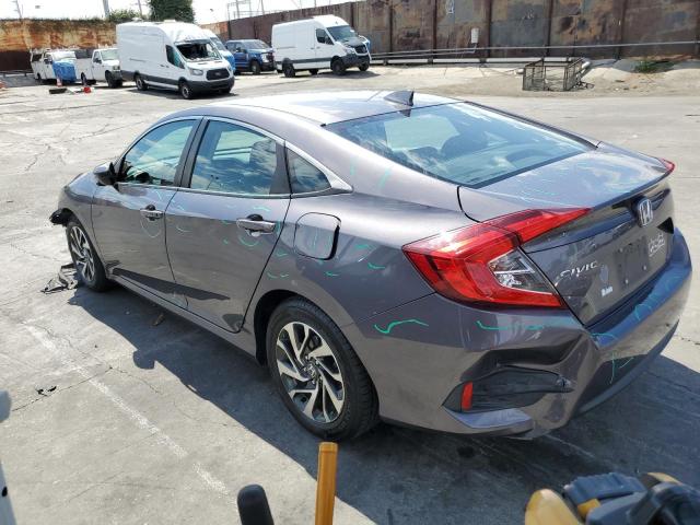 2HGFC2F74JH522856 - 2018 HONDA CIVIC EX Сұр фото 2