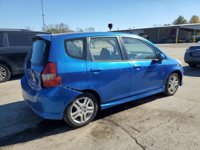 JHMGD376X8S053866 - 2008 HONDA FIT SPORT ლურჯი ფოტო 3