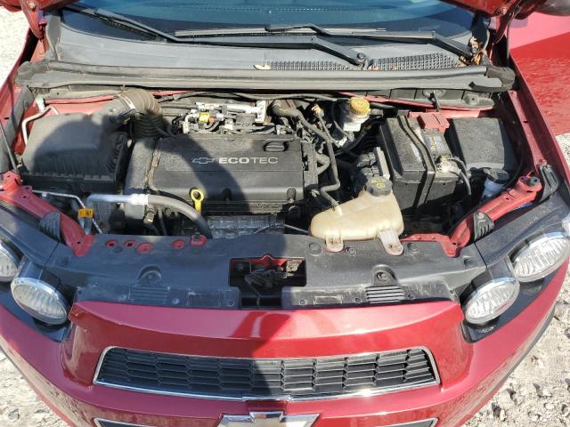 1G1JC5SH0C4144875 - 2012 CHEVROLET SONIC LT RED photo 11