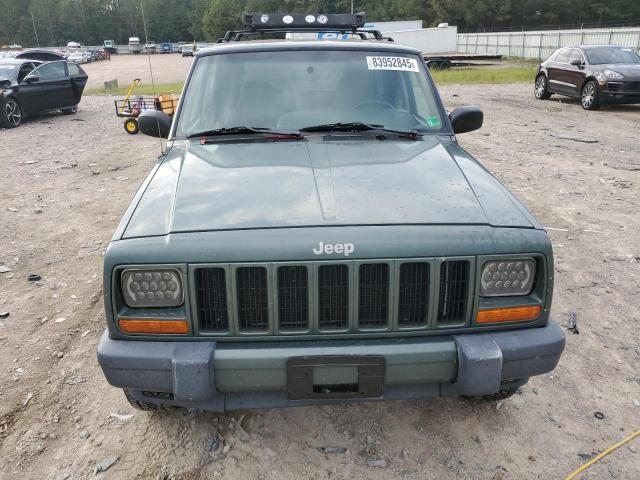1J4FF48S3YL137654 - 2000 JEEP CHEROKEE SPORT GREEN photo 5