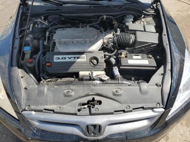 1HGCM82667A000169 - 2007 HONDA ACCORD EX Czarny zdjęcie 11