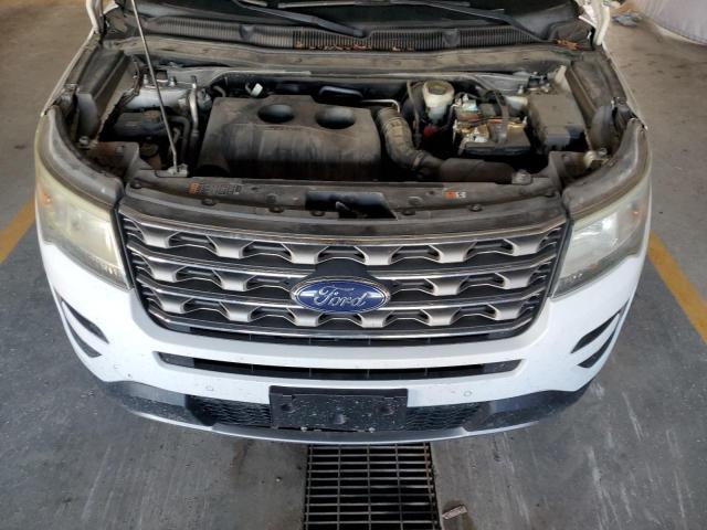 1FM5K8DH2GGD12610 - 2016 FORD EXPLORER XLT Weiß Foto 12