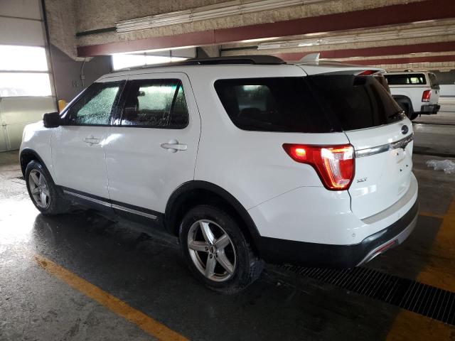 1FM5K8DH2GGD12610 - 2016 FORD EXPLORER XLT Weiß Foto 2