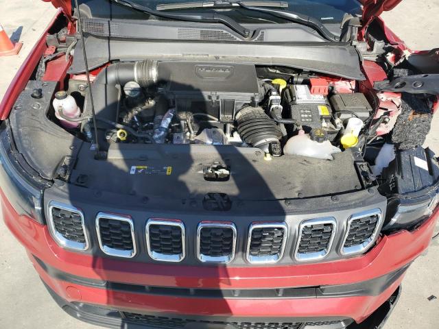 3C4NJDBN4ST527256 - 2025 JEEP COMPASS LATITUDE Czerwony zdjęcie 12