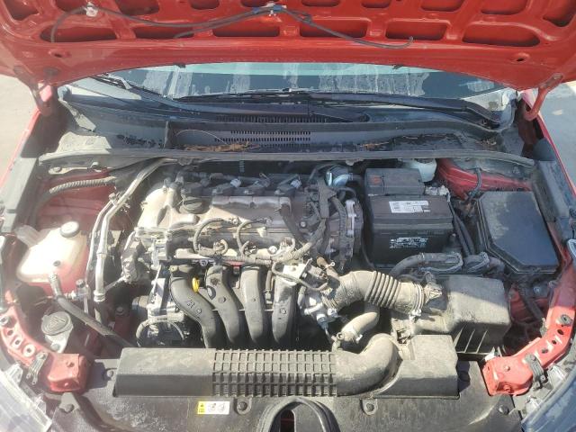 5YFEPMAE1MP180958 - 2021 TOYOTA COROLLA LE მუქწითელი ფოტო 11