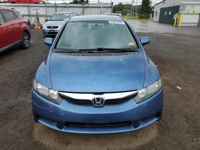 2HGFA16589H526984 - 2009 HONDA CIVIC LX ლურჯი ფოტო 5