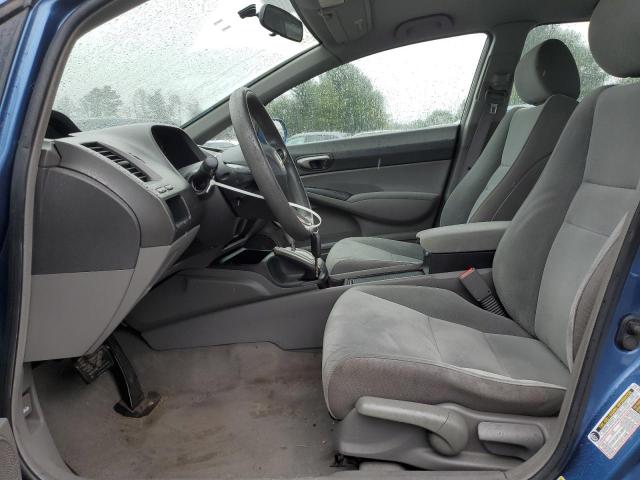 2HGFA16589H526984 - 2009 HONDA CIVIC LX ლურჯი ფოტო 7