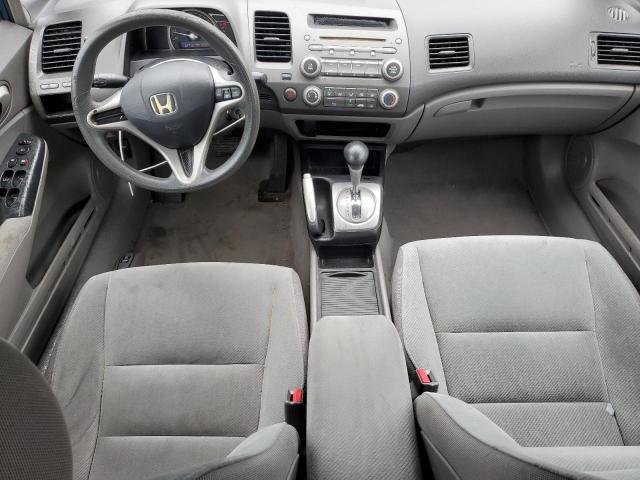2HGFA16589H526984 - 2009 HONDA CIVIC LX ლურჯი ფოტო 8