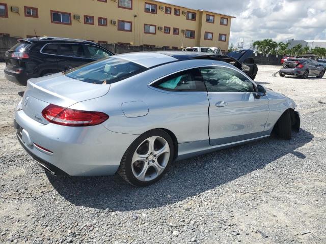 WDDWJ4KB6HF407784 - 2017 MERCEDES-BENZ C 300 4MATIC BLUE photo 3