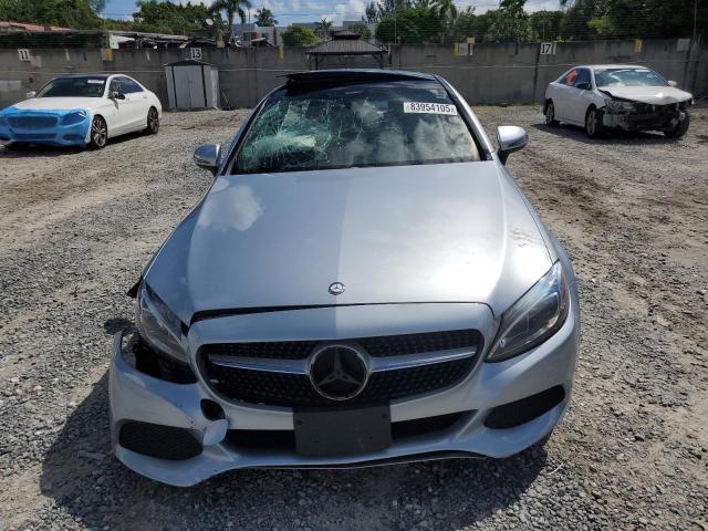 WDDWJ4KB6HF407784 - 2017 MERCEDES-BENZ C 300 4MATIC BLUE photo 5