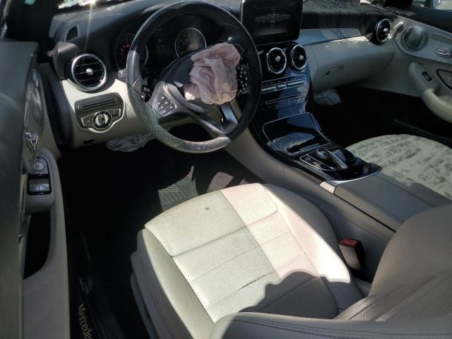 WDDWJ4KB6HF407784 - 2017 MERCEDES-BENZ C 300 4MATIC BLUE photo 8