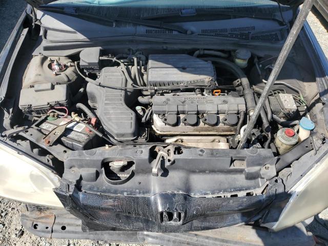 2HGES26735H572409 - 2005 HONDA CIVIC EX BLACK photo 11