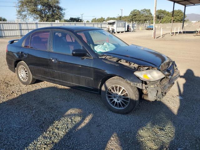 2HGES26735H572409 - 2005 HONDA CIVIC EX BLACK photo 4