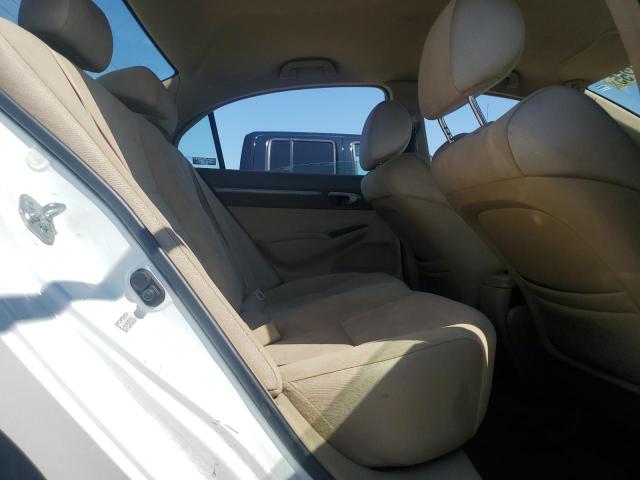 JHMFA36267S002172 - 2007 HONDA CIVIC HYBRID WHITE photo 10
