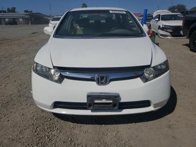 JHMFA36267S002172 - 2007 HONDA CIVIC HYBRID WHITE photo 5